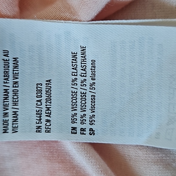 American Eagle Favorite T tie-dye pale pink top-M - Picture 5 of 7